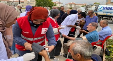 Sivas'ta, Türk Kızılay halk sağlığı etkinliği düzenledi