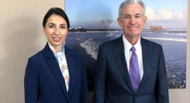 TCMB Başkanı Erkan, Marakeş'te Fed Başkanı Powell ile bir araya geldi