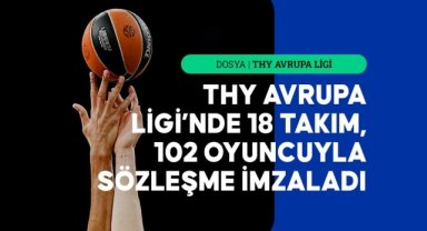 THY Avrupa Ligi ekiplerinden 2023-2024 sezonu öncesi 102 transfer