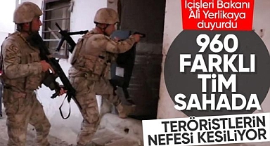 Türkiye genelinde bölücü terör örgütüne yönelik 466 operasyon 