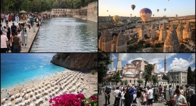 Türkiye'nin turizm geliri yılın üçüncü çeyreğinde yüzde 13,1 arttı