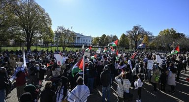 ABD'nin başkenti Washington'da, Gazze'deki çocuklar için yürüyüş düzenlendi