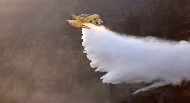 "Alev kuşları" bu yıl orman yangınlarını söndürmek için 10 bin 683 saat uçuş yaptı