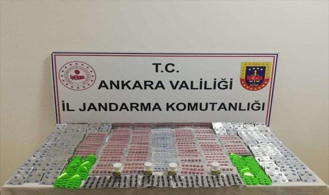 Ankara'da 3 bin 200 kaçak hap ele geçirildi