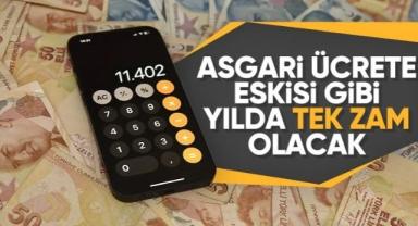 Asgari ücrete tek zam olacak