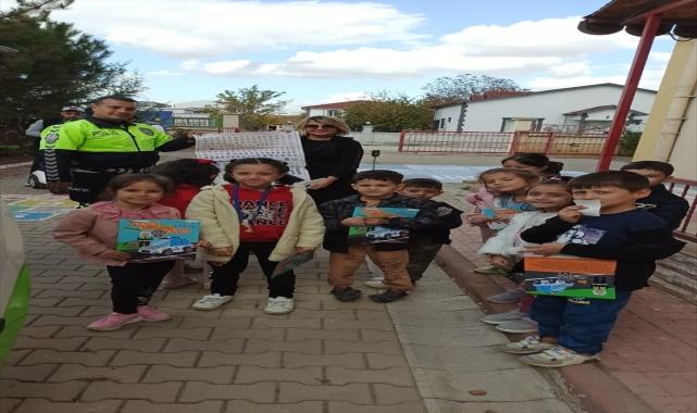 Bahşılı'da anaokulu öğrencilerine trafik eğitimi verildi