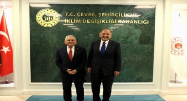 Başkan Büyükkılıç, Bakan Özhaseki ve AK Parti Genel Başkanvekili Elitaş'ı ziyaret etti