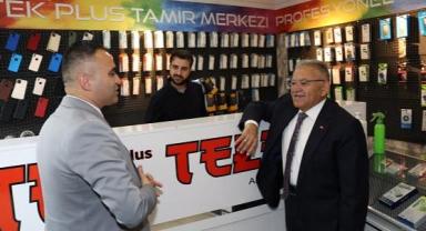 Başkan Büyükkılıç'tan esnaf ziyareti