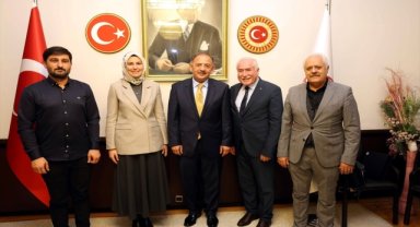 Başkan Yalçın'dan, Bakan Özhaseki'ye ziyaret