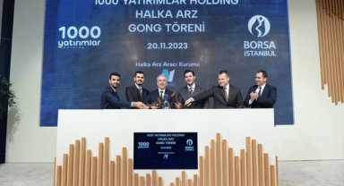 Borsa İstanbul'da gong, 1000 Yatırımlar Holding için çaldı