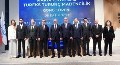 Borsa İstanbul'da gong, Marble Systems Tureks Turunç Madencilik için çaldı