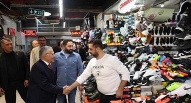 Büyükkılıç, Yeraltı Çarşısı'nda esnaf ve vatandaşlarla buluştu