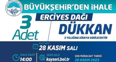 Büyükşehir Belediyesi'nden ihale duyurusu
