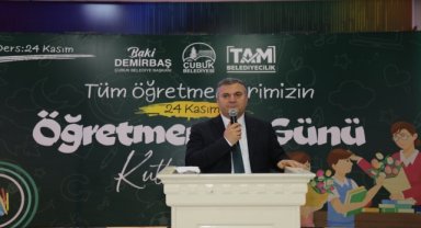 Çubuk'ta öğretmenler yemekte buluştu