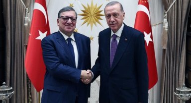 Cumhurbaşkanı Erdoğan, eski AB Komisyonu Başkanı Barroso'yu kabul etti