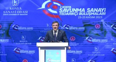 Cumhurbaşkanı Yardımcısı Yılmaz, "7. Konya Savunma Sanayi Tedarikçi Buluşmaları"nın açılışında konuştu: