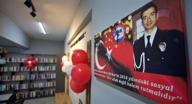 Depremde hayatını kaybeden polis memuru Berber'in adı Hatay'da kütüphanede yaşatılacak