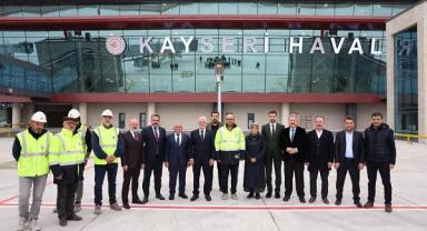 Elitaş ve Büyükkılıç Havalimanı Yeni Terminal binasını inceledi