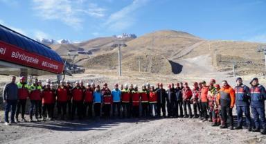 Erciyes’te kurtarma tatbikatı düzenlendi