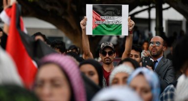 Fas'ta binlerce gösterici, ülkenin İsrail ile normalleşmesine karşı gösteri düzenledi