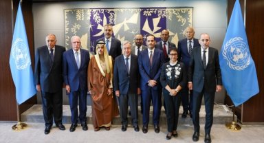 Fidan ve Temas Grubu üyesi ülkelerin dışişleri bakanları Guterres'le görüştü