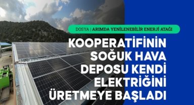 Isparta'da soğuk hava deposunun elektriği GES'ten karşılanıyor
