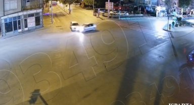 Isparta'da trafik kazaları KGYS kameralarınca kaydedildi