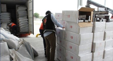 İstanbul Ambarlı Limanı'nda 75 bin 520 elektronik sigara, 35,2 kilogram kokain ele geçirildi