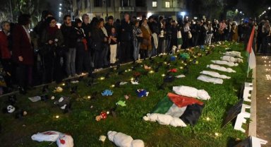 İtalya'da İsrail'in saldırılarında hayatını kaybeden Filistinli çocuklar anıldı