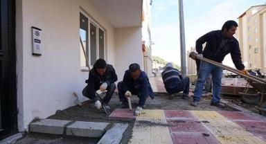 Kahramanmaraş Yıldızevler Konutları'nda son çalışmalar