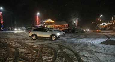 Kartepe'ye kar yağdı