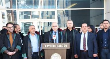 Kayseri Barosu, İsrail’e suç duyurusunda bulundu