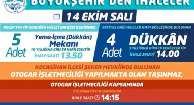 Kayseri Büyükşehir Belediyesi'nden ihale duyurusu