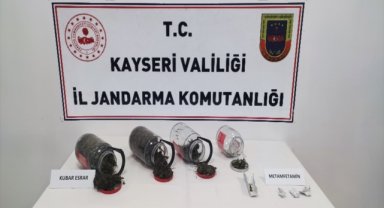 Kayseri'de 700 gram esrar ele geçirildi