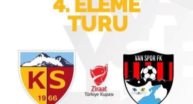 Kayserispor, Türkiye Kupası 4’üncü Tur’unda Vanspor ile eşleşti