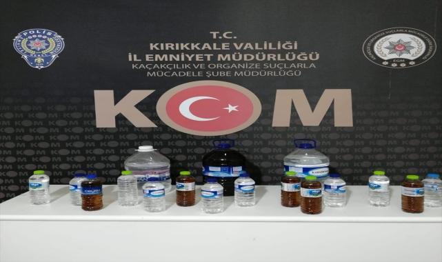 Kırıkkale'de 21,5 litre sahte içki ele geçirildi