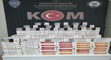 Kırıkkale'de boş makaron ve sahte içki ele geçirildi