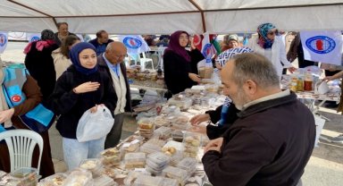 Kırşehir'de Filistin'e destek için kermes düzenlendi