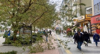 Kırşehir'de fırtına hasara yol açtı