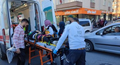 Konya'da trafik kazasında 2 kişi yaralandı