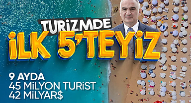 Kültür ve Turizm Bakanı Ersoy: Yüzde 30 büyüme hedefliyoruz. Sektöre, bize güvenin