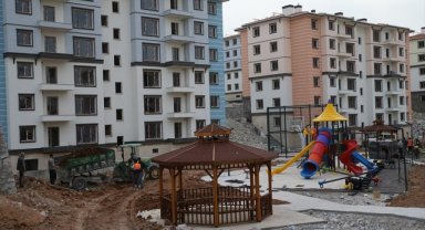 Malatya'da yapımı tamamlanan deprem konutları teslimata hazırlanıyor