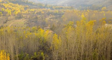 Malatya'nın Yeşilyurt ilçesinde sonbahar renkleri hakim oldu
