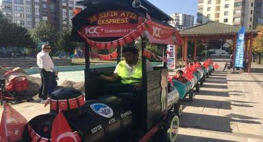 Melikgazi'nin Cumhuriyet Treni Çocuklar İçin Kalktı