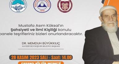 ‘Mustafa Asım Köksal’ın şahsiyeti ve ilmi kişiliği’ konulu konferans düzenlenecek