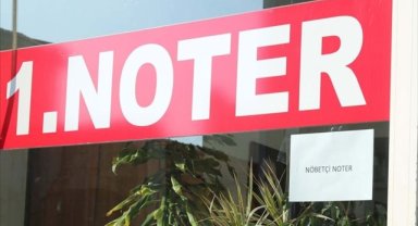 Nöbetçi noterlerde 2 milyon 374 bir işlem yapıldı