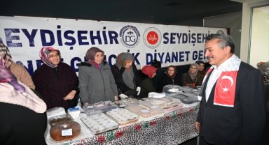 Seydişehir'de Gazze yararına kermes düzenlendi