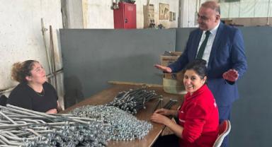 SGK İl Müdürü sahada çalışanlarla!