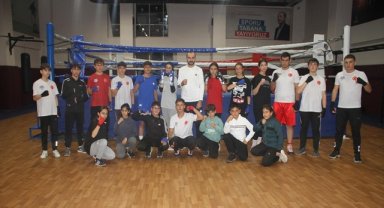 Van'da emniyet personelinin eğittiği boksörlerin hedefi milli takım