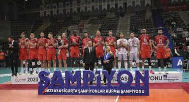 Voleybolda Erkekler AXA Sigorta Şampiyonlar Kupası Ziraat Bankkart'ın